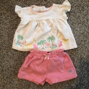 Baby girls summer set
